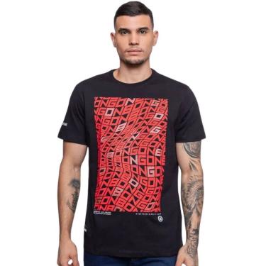 Imagem de Camiseta Masculina Onbongo Wave Preta ON194