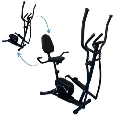 Imagem de Bicicleta Ergométrica Horizontal e Elíptico com Monitor IWF004 IMPORTW