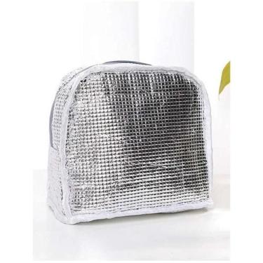 Imagem de Bolsa Termica Feminina Fitness Marmita Necessaire - Folhas - Importada