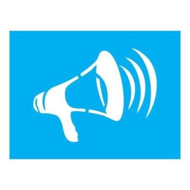 Imagem de Stencil Tamako Megafone - 15X20Cm - Ref A3573