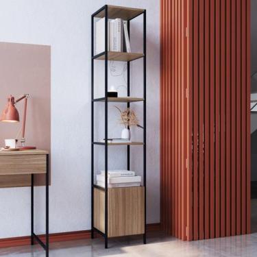 Imagem de Estante 6 Prateleiras 1 Porta com Estrutura de Aço Artetube Art in Móv