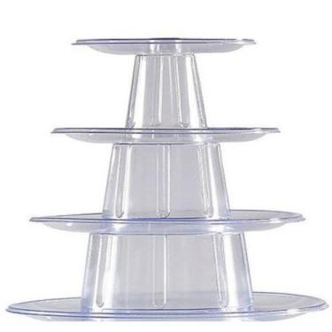 Imagem de Torre Para Macarons 4 Pisos (47 Mararons) 1 Unidade - San Felipo