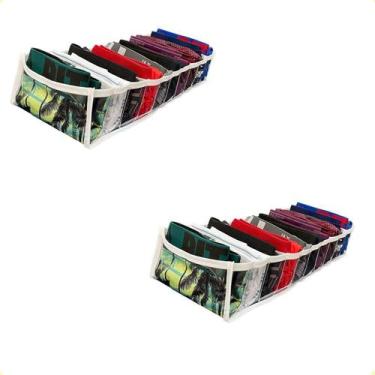 Imagem de Kit 2 Colmeia Organizadora de Gavetas Transp. 10 Nichos P - 123 Organi