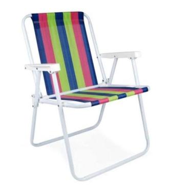 Imagem de Cadeira De Praia Dobravel Alta Durabilidade - Alex Imports Mt