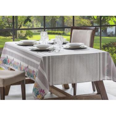 Imagem de Toalha Mesa Limpeza Pratica 145x140 Cm Realce Premium Sultan, Samantha