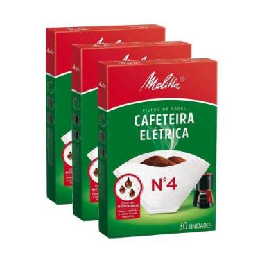 Imagem de Coador De Café De Papel Filtro Melitta N102 Kit 3