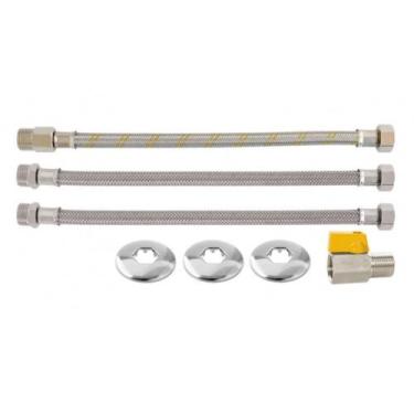 Imagem de Kit De Instalação Para Aquecedores A Gás Blukit - 1/2' 40cm