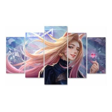 Imagem de Quadro Ahri Kda League Of Legends Gamer Jogos Sala - NEYRAD