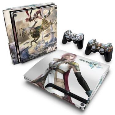 Imagem de Adesivo Compatível PS3 Slim Skin - Final Fantasy Xiii B - Pop Arte Ski