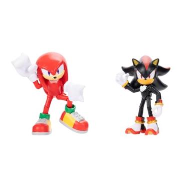 Imagem de Sonic The Hedgehog 4" Action Figure 2 Pack Knuckles & Shadow