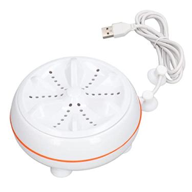 Imagem de Máquina de Lavar Portátil, Lavadora Portátil Turbo Ultrassônica de 27 W, Mini Máquina de Lavar e Lava-louças, Máquina de Lavar Turbo para Casa, Negócios, Viagens, Faculdade