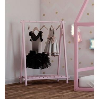 Imagem de Arara Infantil LÚDIKA MOBÍLIA Eco Premium Montessori Limonada Rosa