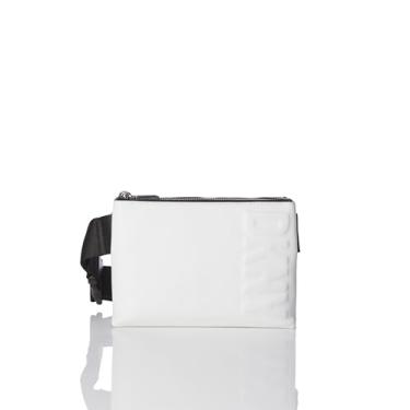 Imagem de DKNY Alça casual com textura de seixo, Branco óptico, preto, One Size