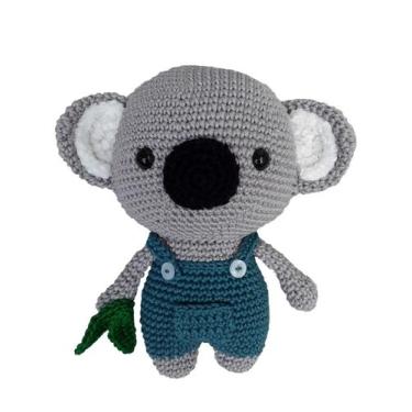Imagem de Coala jardineira amigurumi crochê - Ciandella Crochê
