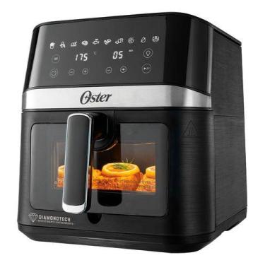 Imagem de Fritadeira Diamondtech Oster 6l Com Visor Transparente 127v, Preto e P