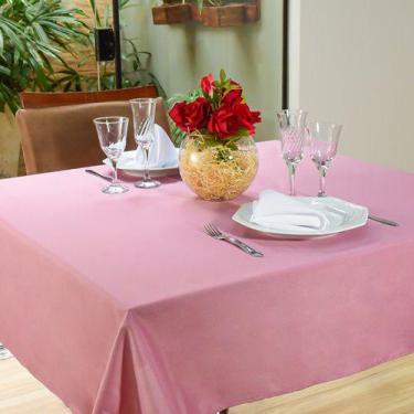 Imagem de Toalha De Mesa Restaurante Oxford Liso 6 Lugares 1,4 x 2,80m - Olizoni