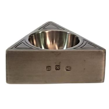 Imagem de Porta Ovo de Estanho, triangular menor(P39B) - JOHN SOMERS ESTANHOS