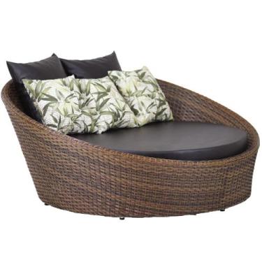 Imagem de Chaise Sofá Livia Varanda Jardim Trama Original, Argila