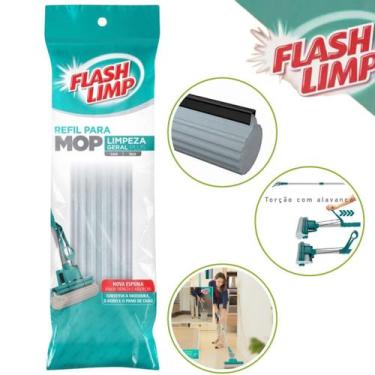Imagem de Refil Para Mop Limpeza Geral Plus Flashlimp C/ 1 Unidade - Flash Limp