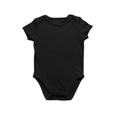 Imagem de Body Infantil Preto 100% Algodão Preta - Del France, P