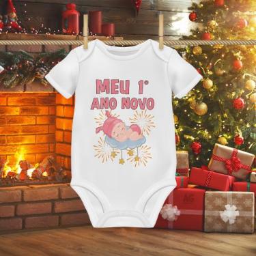 Imagem de Body Infantil sublimado ( meu 1º ano novo) - Kupas Confecções, G
