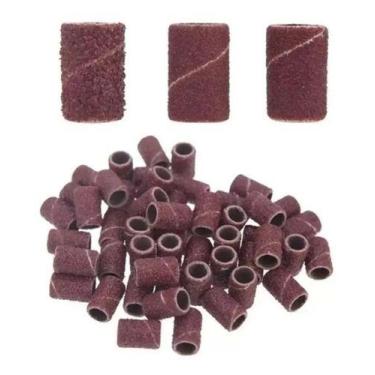 Imagem de Kit 100 Refil Lixas Para Lixa Elétrica Unhas Acrigel Bits - OEM