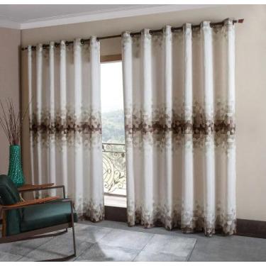 Imagem de Cortina Quarto e Sala Estampada Sultan 3,00mx2,40m
