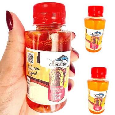 Imagem de Kit 3 Essência Atrativo de Pesca Chocotone Massas e Iscas - Cordeiro