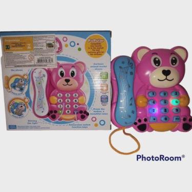 Imagem de Brinquedo Telefone Infantil Musical Com Som E Luzes. - toys king