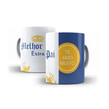 Imagem de Xícara Branca Porcelana Especial Dia dos Pais + Caixinha - RYLLO