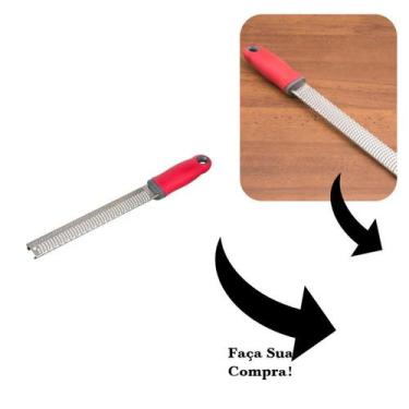 Imagem de Ralador Culinário Zester Queijo Parmesão Raspas Limão Laranja Chocolat