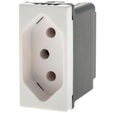 Imagem de Módulo Tomada Legrand Pial Plus+ - 2P+T - 10A250V - Borne Parafuso - B