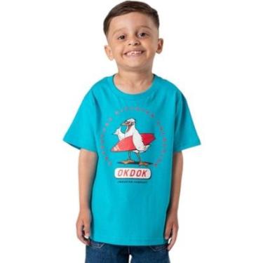 Imagem de Camiseta Infantil Manga Curta Gaivota Okdok-Masculino