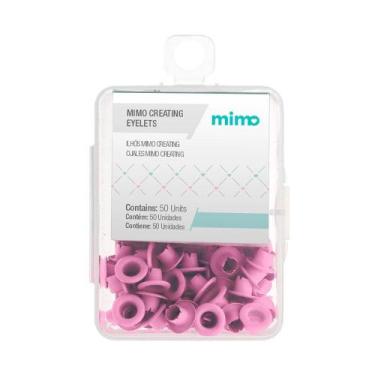 Imagem de Ilhós Mimo Creating - Redondo - Rosa Candy - 4,5 mm - 50 Unids