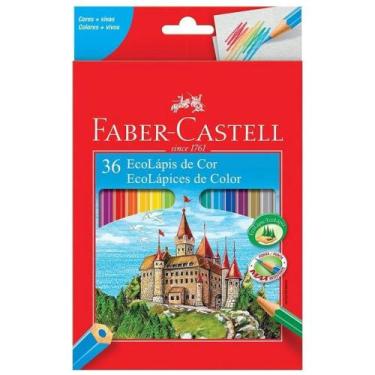 Imagem de Lápis de Cor Sextavado EcoLápis 36 Cores - Faber-Castell - Faber Caste