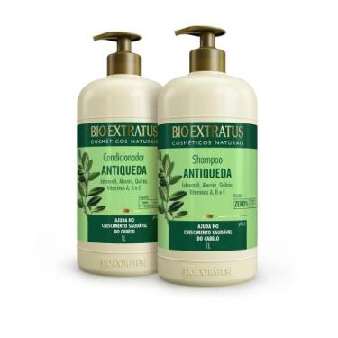Imagem de Kit Shampoo + Condicionador Bio Extratus Jaborandi Antiqueda 1L