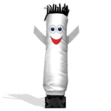 Imagem de LookOurWay Conjunto de mini dançarinos infláveis para homens/tubo inflável de 73,66 cm com soprador para se destacar na propaganda (branco)