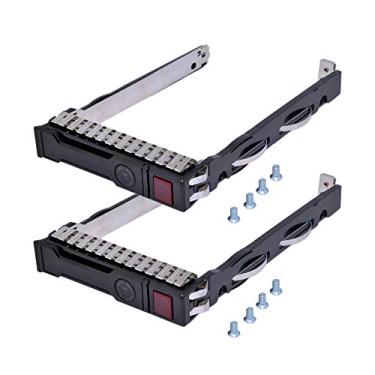 Imagem de Lote de 2, 2.5 SFF SAS SATA HDD SSD Rígido Bandeja para 2,5" HP Proliant Gen8 G8 G9 651687-001 651699-001 DL560 DL388 DL385 DL380p DL360p DL180 DL160 ML310 ML110 ML350 SL250S SL230S