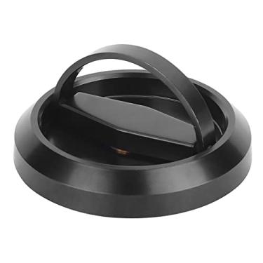 Imagem de Defletor Espesso, à Prova D'água, Fechadura de Porta de Aço Inoxidável, Antiferrugem, Fechadura de Porta de Armário Com Anel de Puxar Alça, para Gaveta, Armário, Durável (Preto)