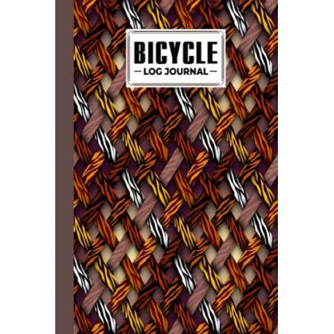 Imagem de Bicycle Log Journal: Premium interweaving ribbons Cover Bicycle Log Journal, Training Notebook For Cyclists & Cycling Enthusiasts, 120 Pages, Size 6" x 9" | by Boris Wegener
