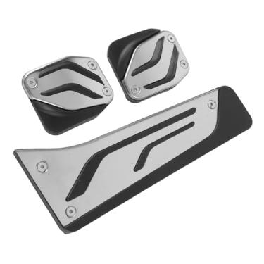 Imagem de Capa do Pedal do Freio do Acelerador de Gás Compatível Com 1 2 3 4 5 6 7 Série X3 X5 X6 F22 F30 F32 G30 Acessórios, Sem Broca Almofadas Antiderrapantes para Pedais de Carro Capas