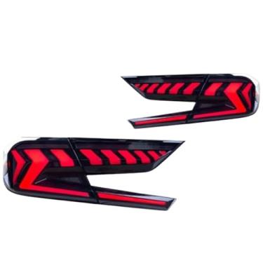 Imagem de AKD Car Styling para Accord Tail Lights 2018-2022 Novo Accord LED Tail Lamp Lâmpada traseira DRL Sinal Freio Reverso Acessórios para automóveis(White one set)
