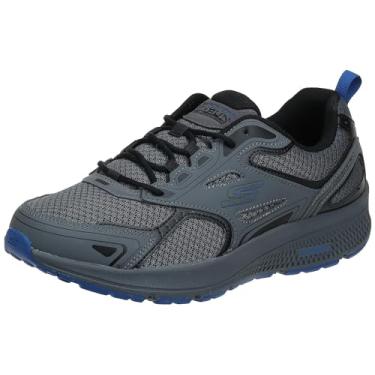 Imagem de Tênis de corrida e caminhada masculino Skechers Go Run Consistent-Performance, Charcoal/Blue, 10 X-Wide