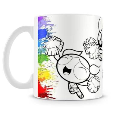 Imagem de Caneca Meninas Super Poderosas para Colorir (mod.3)