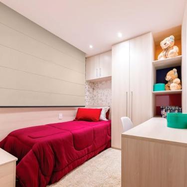 Imagem de Cortina Persiana Romana Blackout 1,10 (Lar) x 1,60 (alt) (Tóquio 03 - Acabamento Preto)