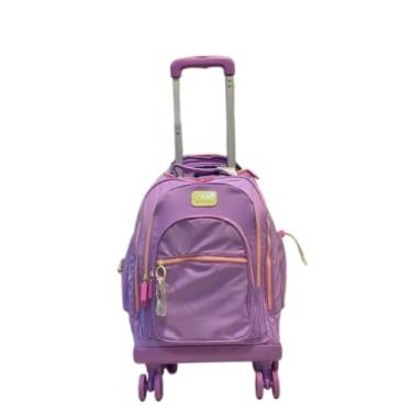 Imagem de PUKET - Mochila Escolar Puket com Rodinhas 360 graus Lilás Lavanda