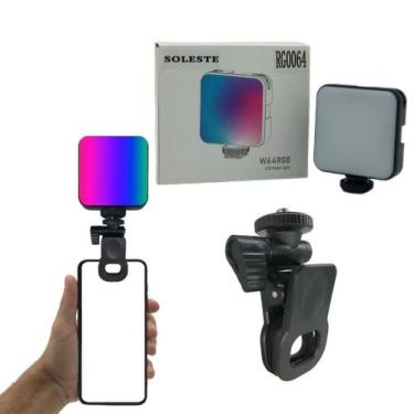 Imagem de Mini Led Soleste W64 com Clipe Universal para Celular, Notebook e Tabl