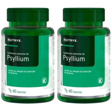 Imagem de Kit 2 Suplemento Alimentar de Psyllium 60 Capsulas 500 MG Puro e Original Nutrye
