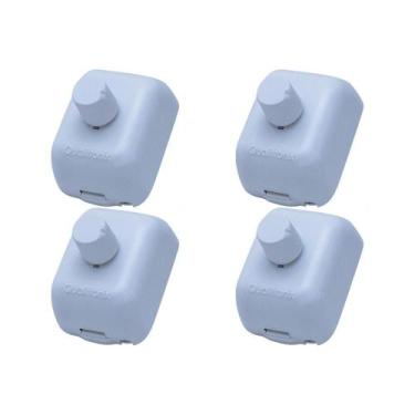 Imagem de Kit C/4 - Qualitronix Controle Vent/Dimmer Sobrepor-Qv39