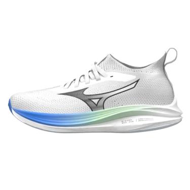 Imagem de Mizuno Tênis de corrida masculino Neo Zen, Branco-fronteira azul, 42